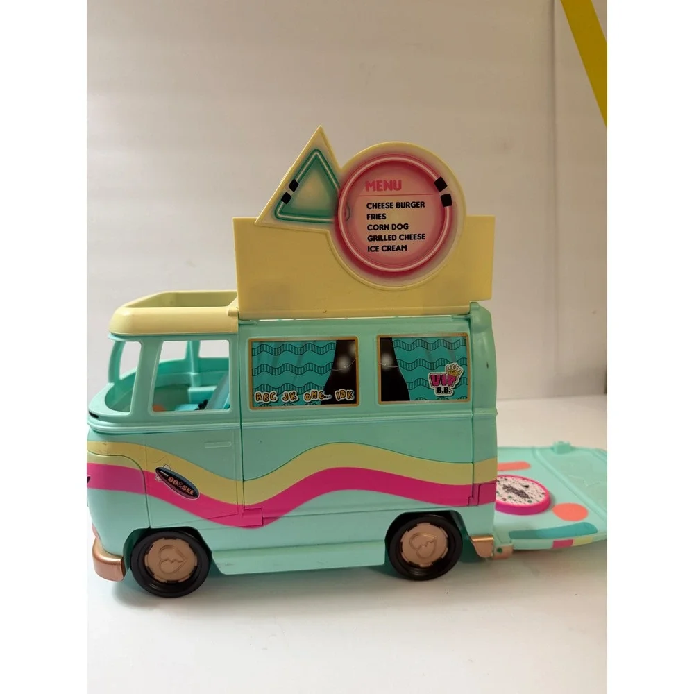LOL Surprise 2-in-1 Glamper Fashion Camper Blue Pink Transforming Playset MGA